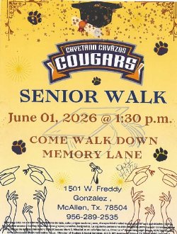 Senior Walk at 1:30 PM